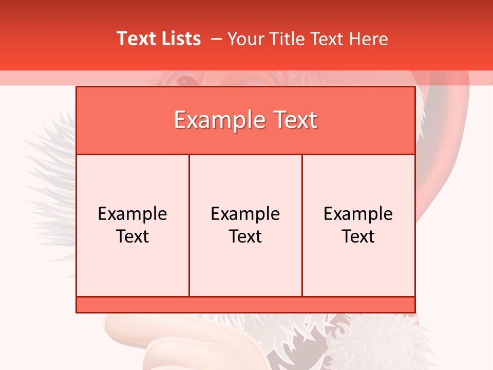 Placard Illustration Space PowerPoint Template
