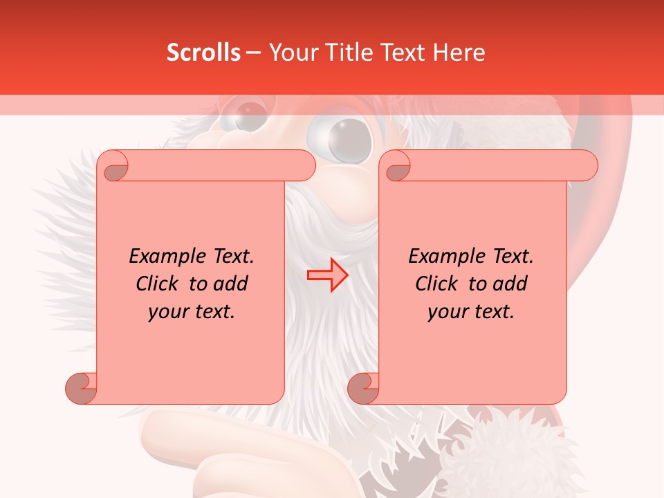 Placard Illustration Space PowerPoint Template