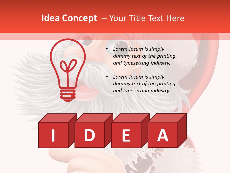 Placard Illustration Space PowerPoint Template