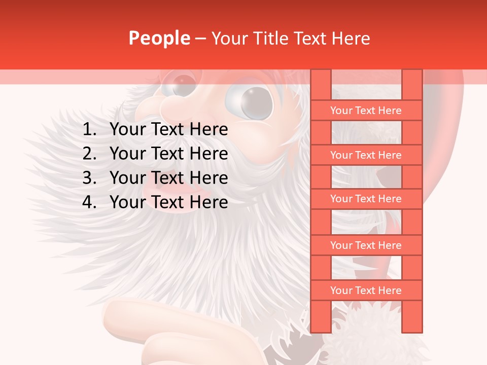 Placard Illustration Space PowerPoint Template