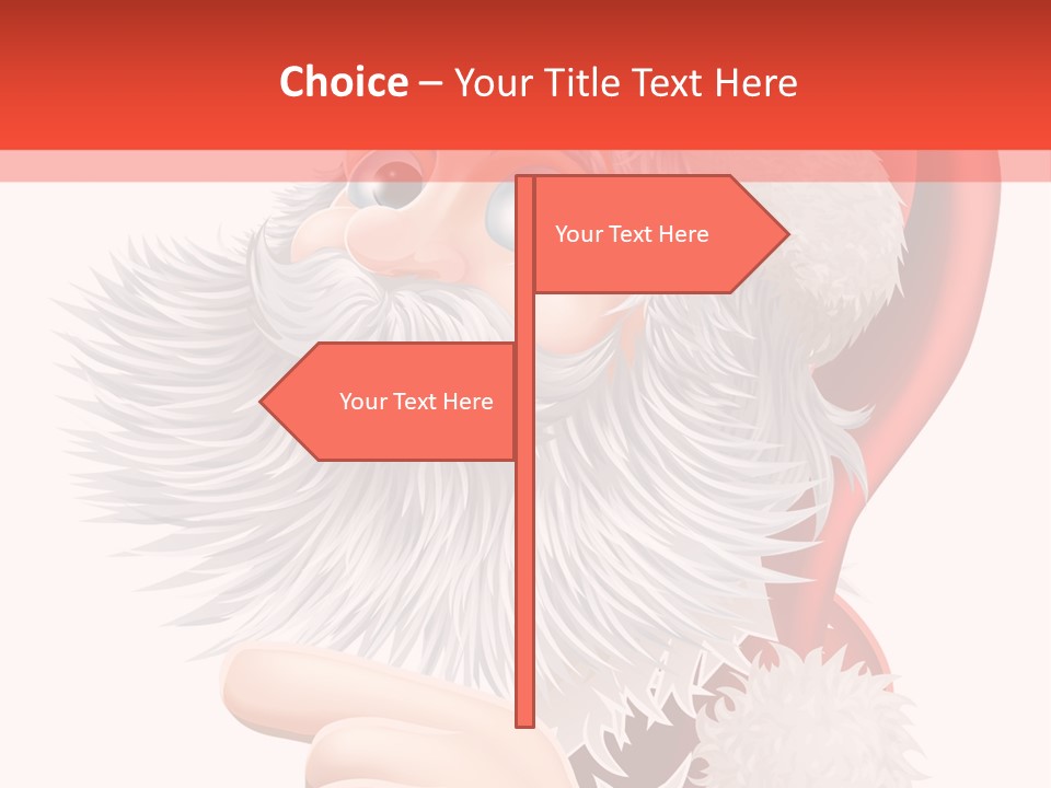 Placard Illustration Space PowerPoint Template