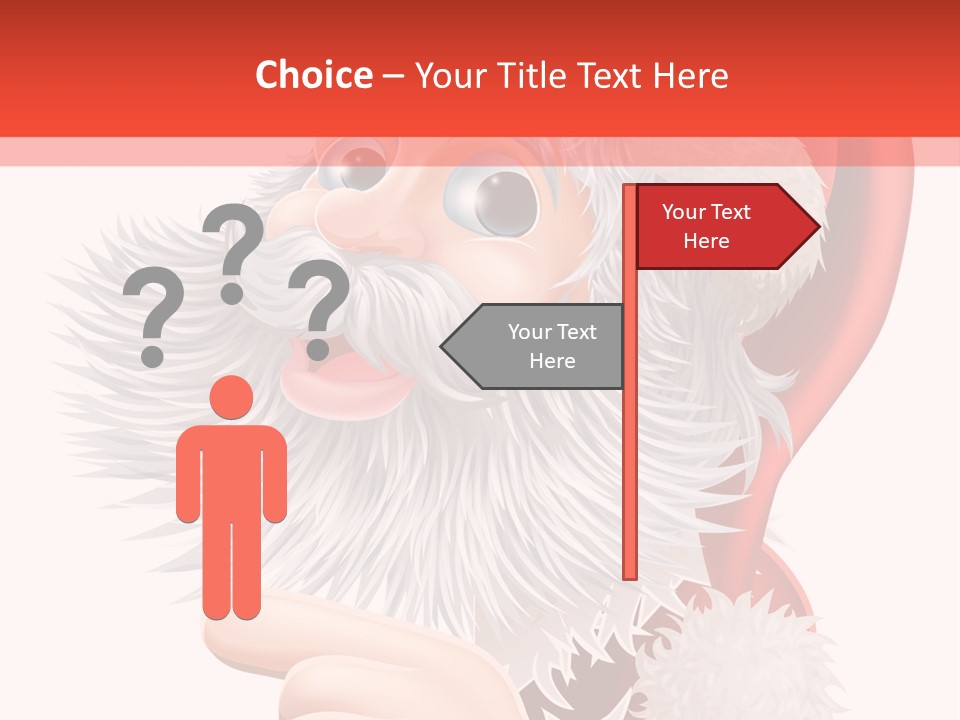 Placard Illustration Space PowerPoint Template