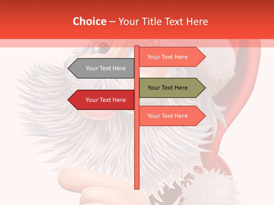 Placard Illustration Space PowerPoint Template