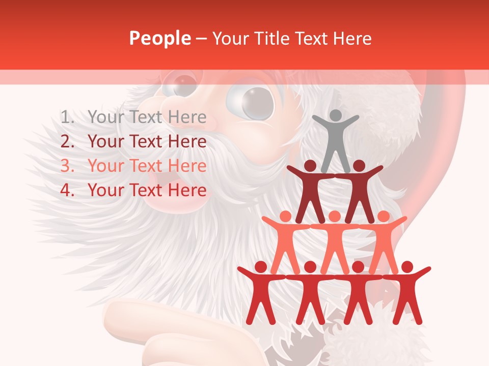 Placard Illustration Space PowerPoint Template