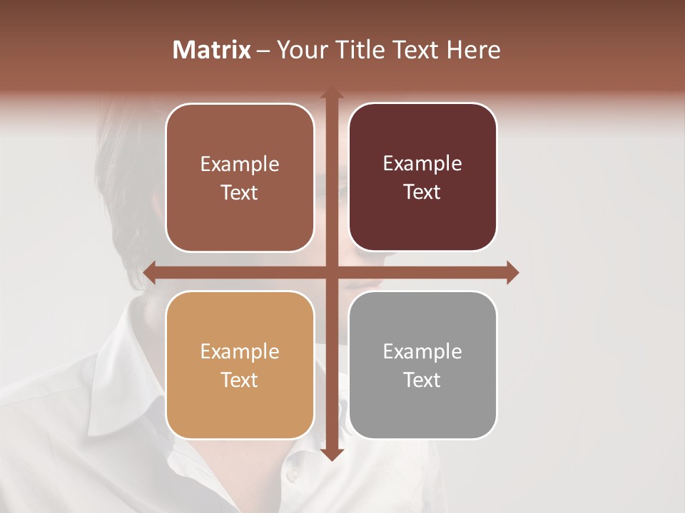 Caucasian Boy  PowerPoint Template