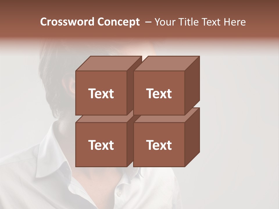 Caucasian Boy  PowerPoint Template