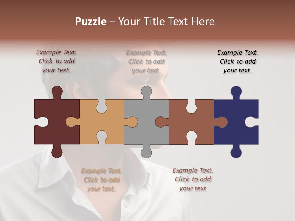 Caucasian Boy  PowerPoint Template