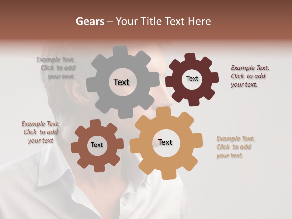 Caucasian Boy  PowerPoint Template