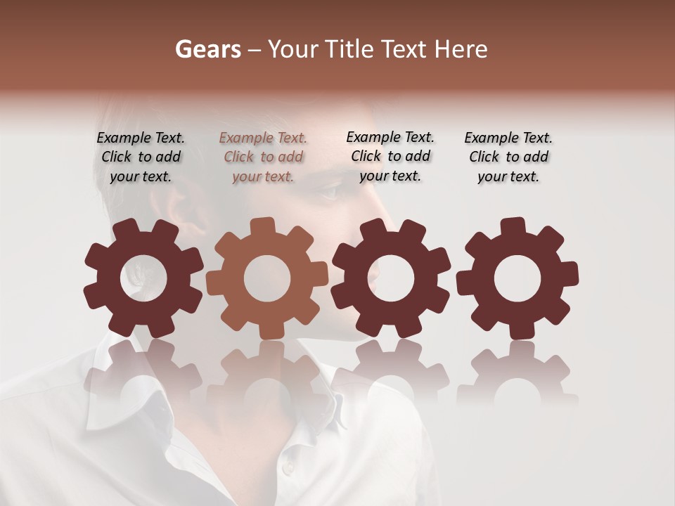 Caucasian Boy  PowerPoint Template