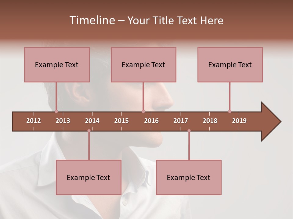 Caucasian Boy  PowerPoint Template