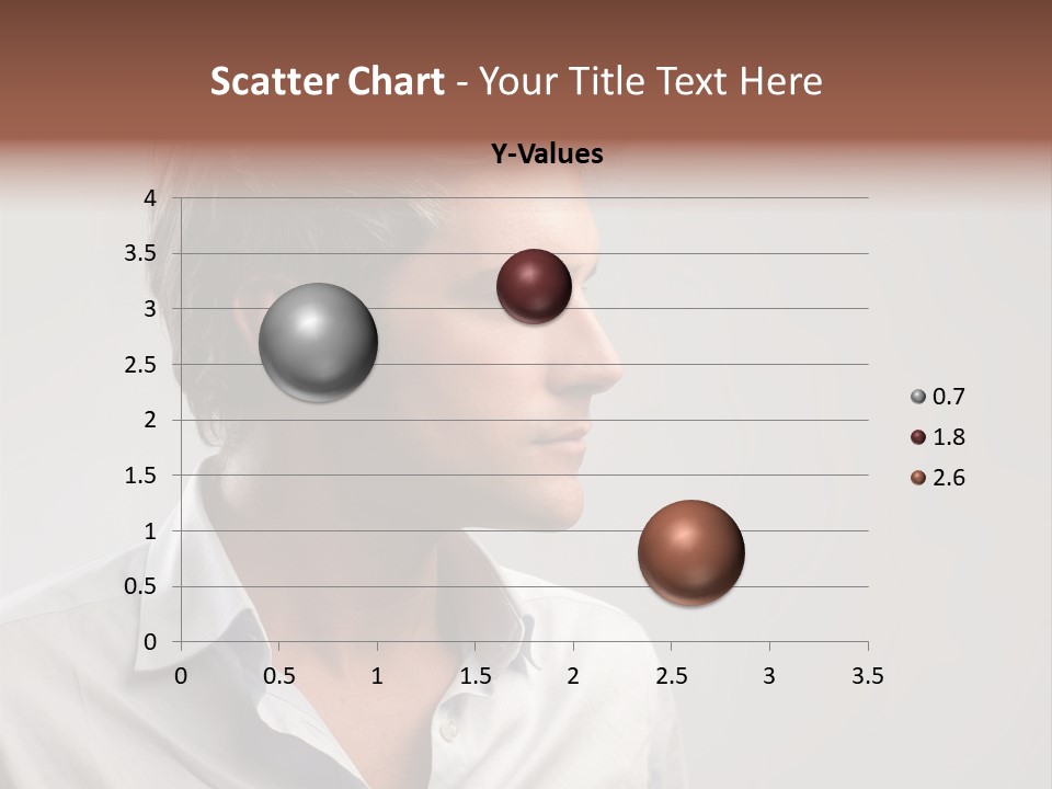 Caucasian Boy  PowerPoint Template