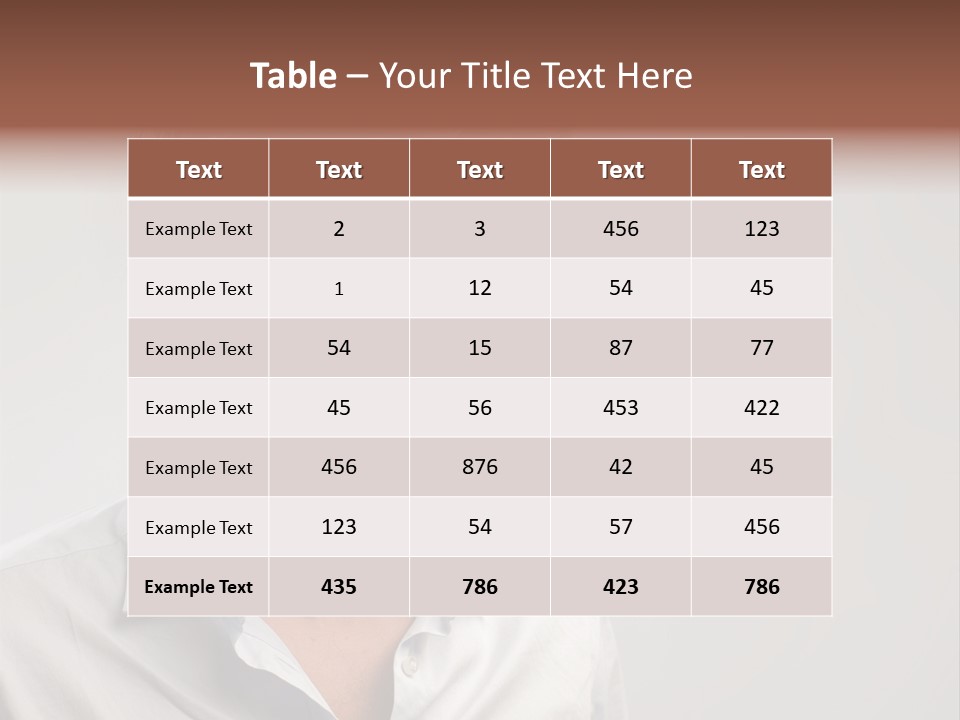 Caucasian Boy  PowerPoint Template