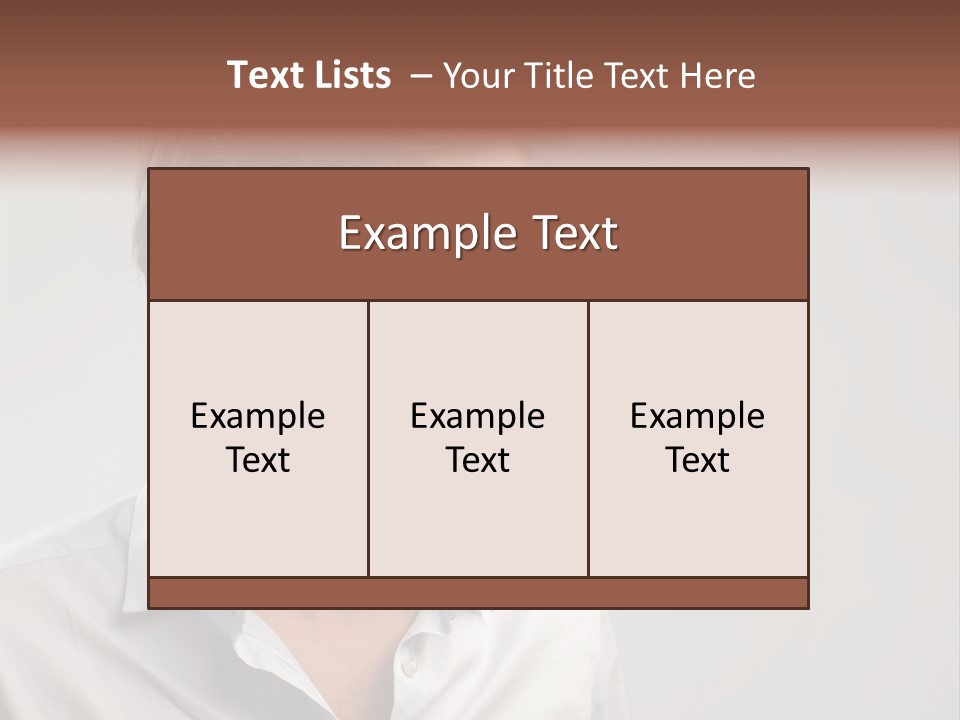 Caucasian Boy  PowerPoint Template