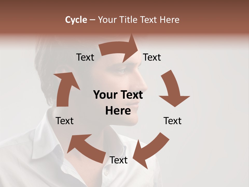 Caucasian Boy  PowerPoint Template