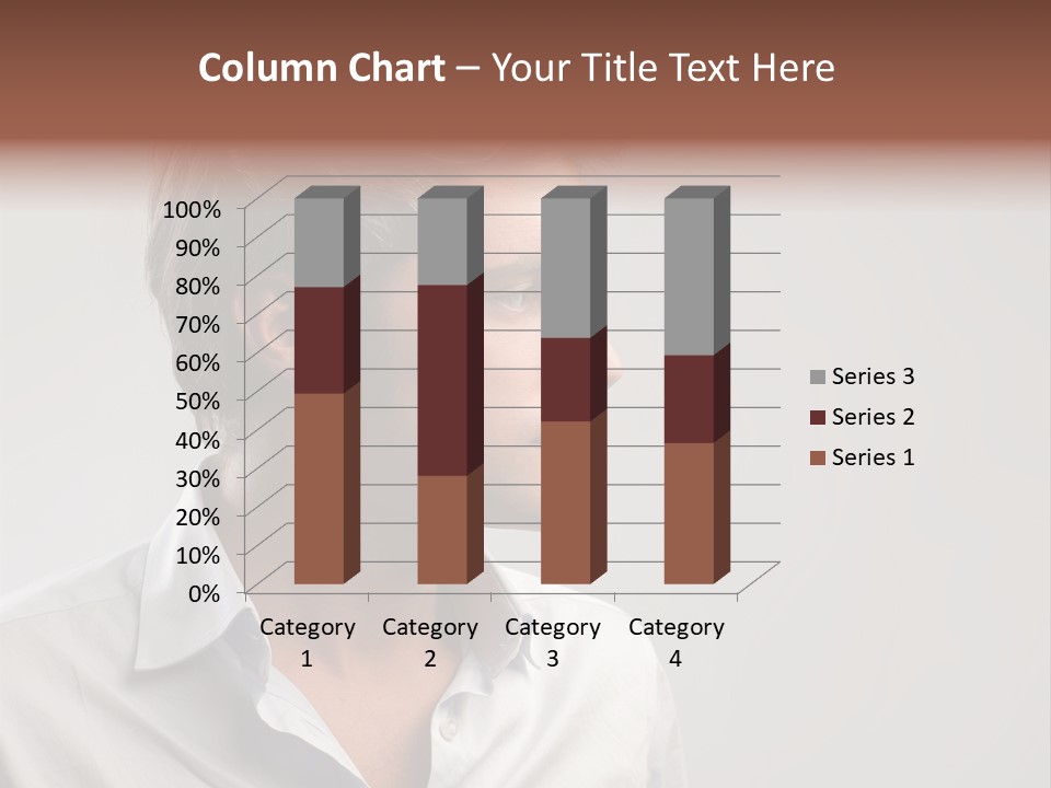 Caucasian Boy  PowerPoint Template