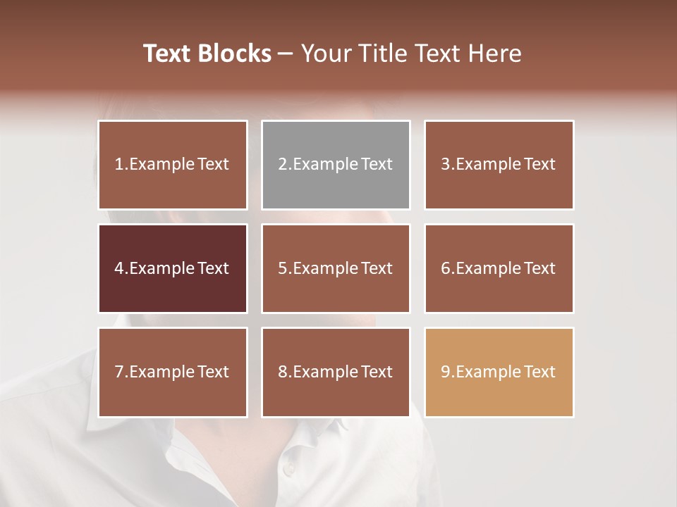 Caucasian Boy  PowerPoint Template