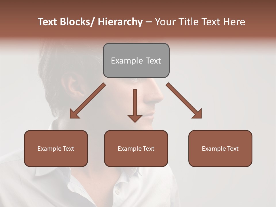 Caucasian Boy  PowerPoint Template