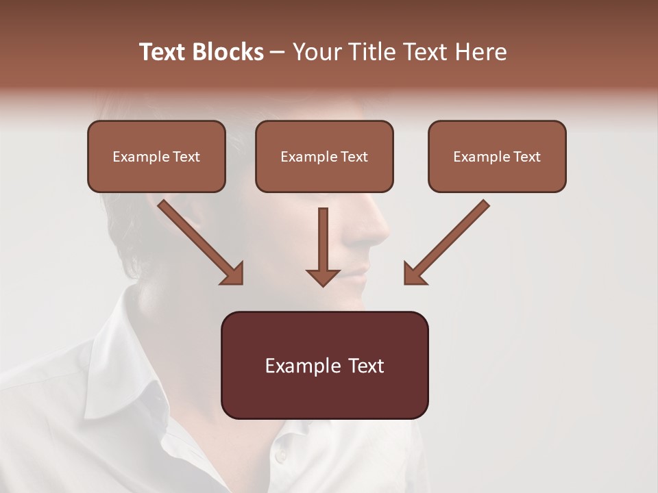 Caucasian Boy  PowerPoint Template