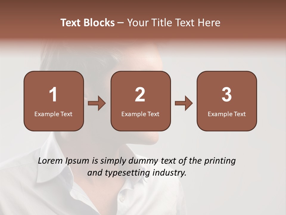 Caucasian Boy  PowerPoint Template