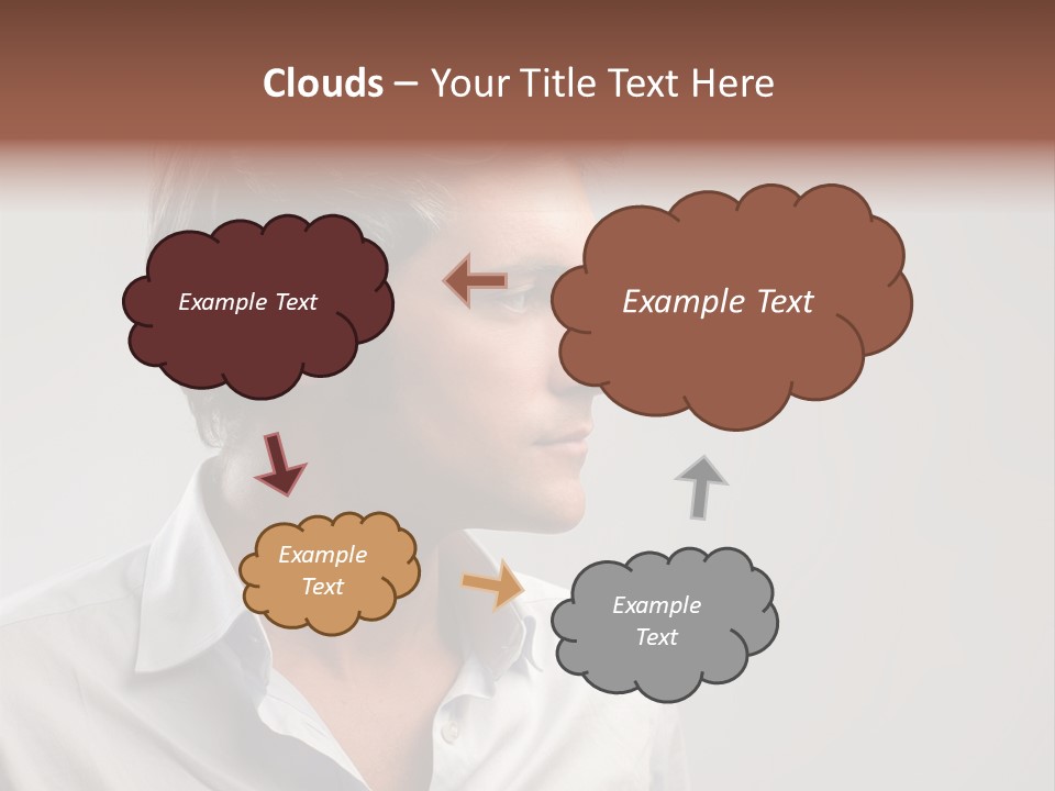 Caucasian Boy  PowerPoint Template