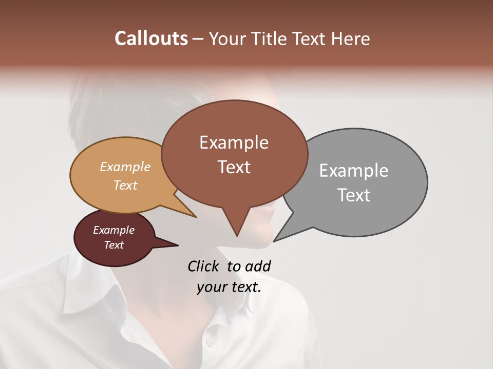 Caucasian Boy  PowerPoint Template