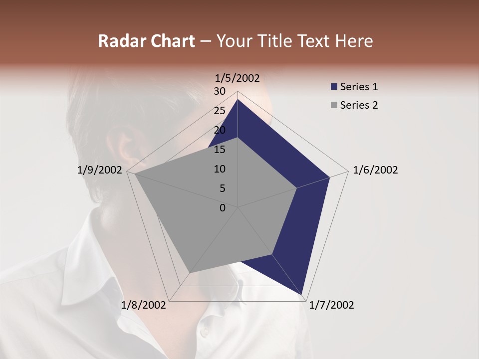 Caucasian Boy  PowerPoint Template