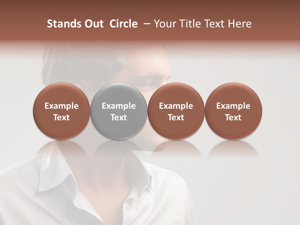 Caucasian Boy  PowerPoint Template