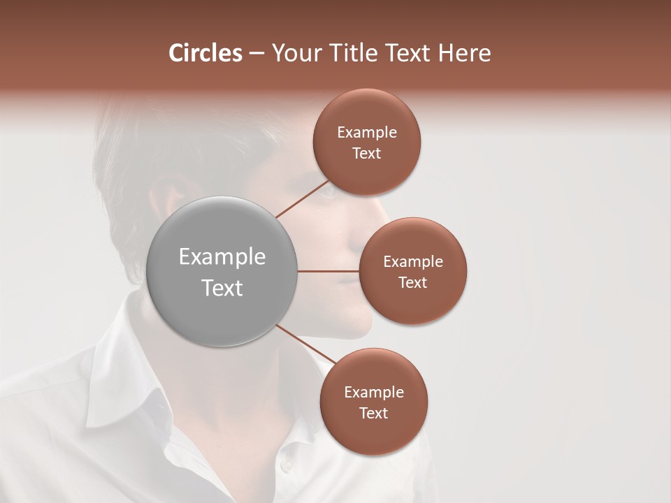 Caucasian Boy  PowerPoint Template