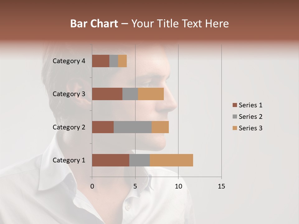 Caucasian Boy  PowerPoint Template