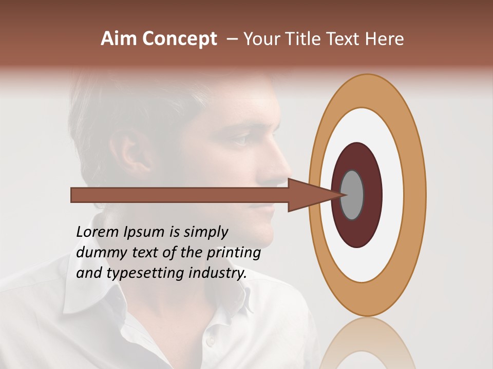 Caucasian Boy  PowerPoint Template