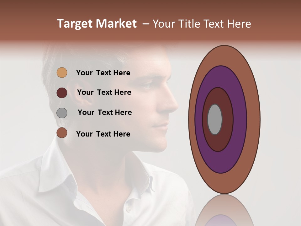 Caucasian Boy  PowerPoint Template