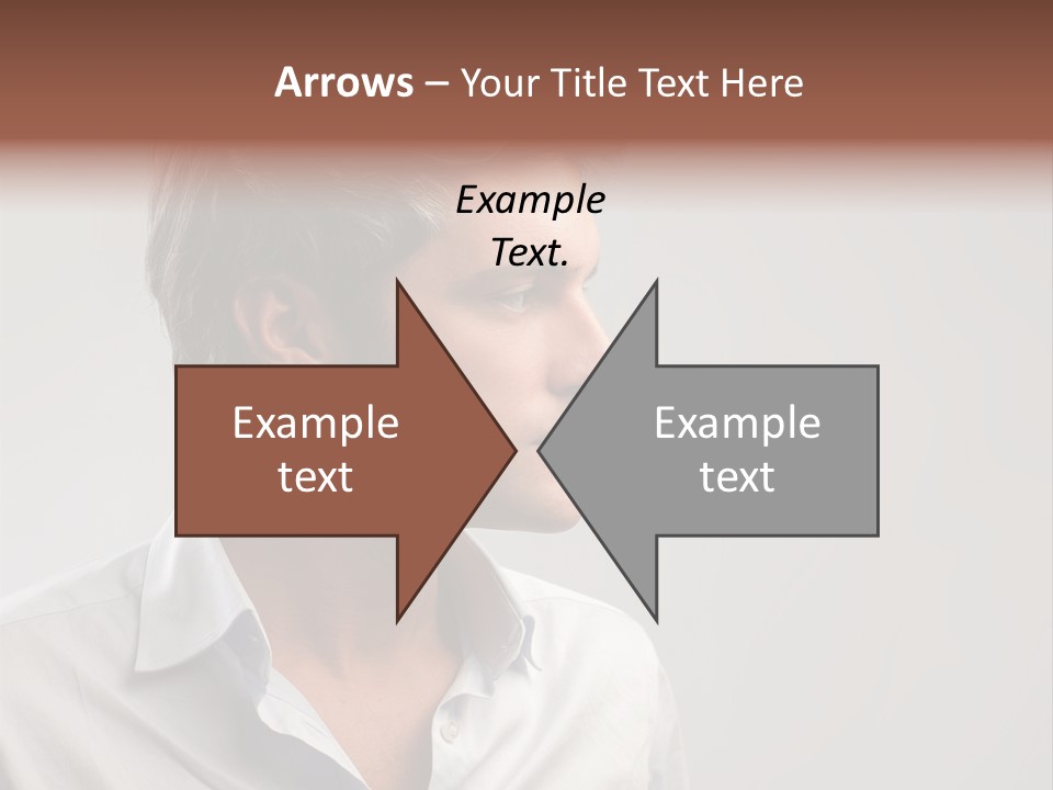 Caucasian Boy  PowerPoint Template