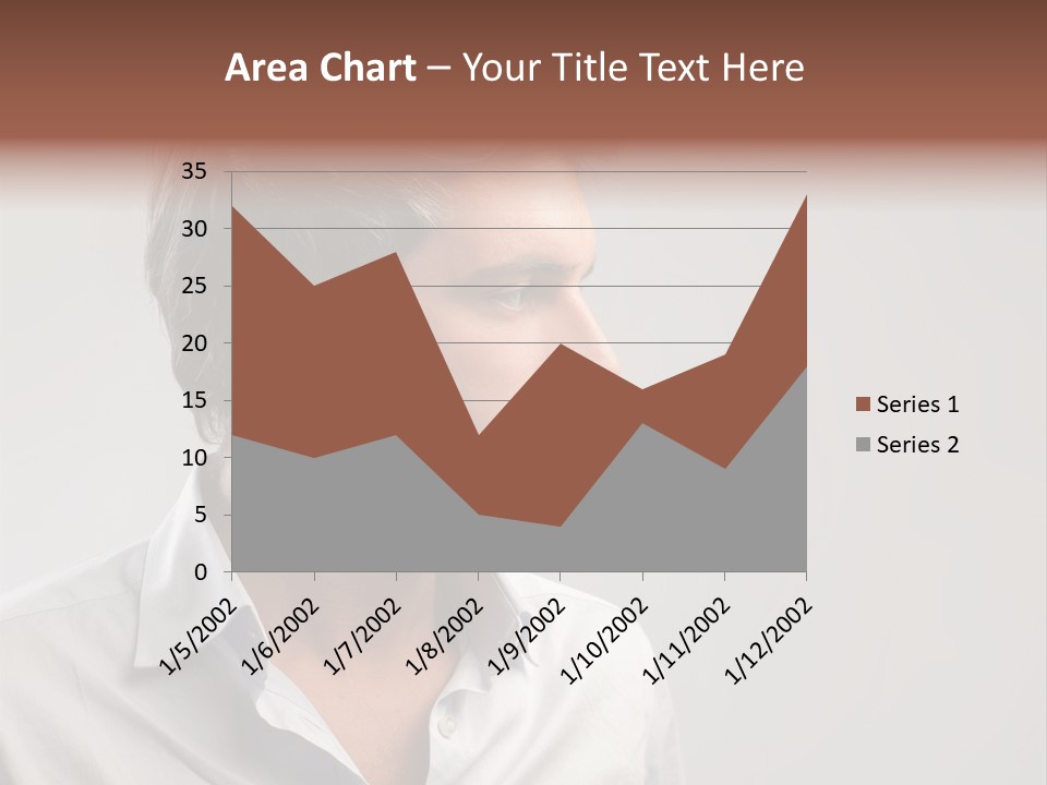 Caucasian Boy  PowerPoint Template