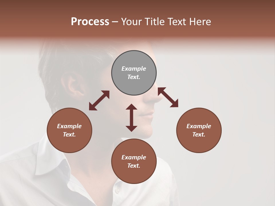 Caucasian Boy  PowerPoint Template