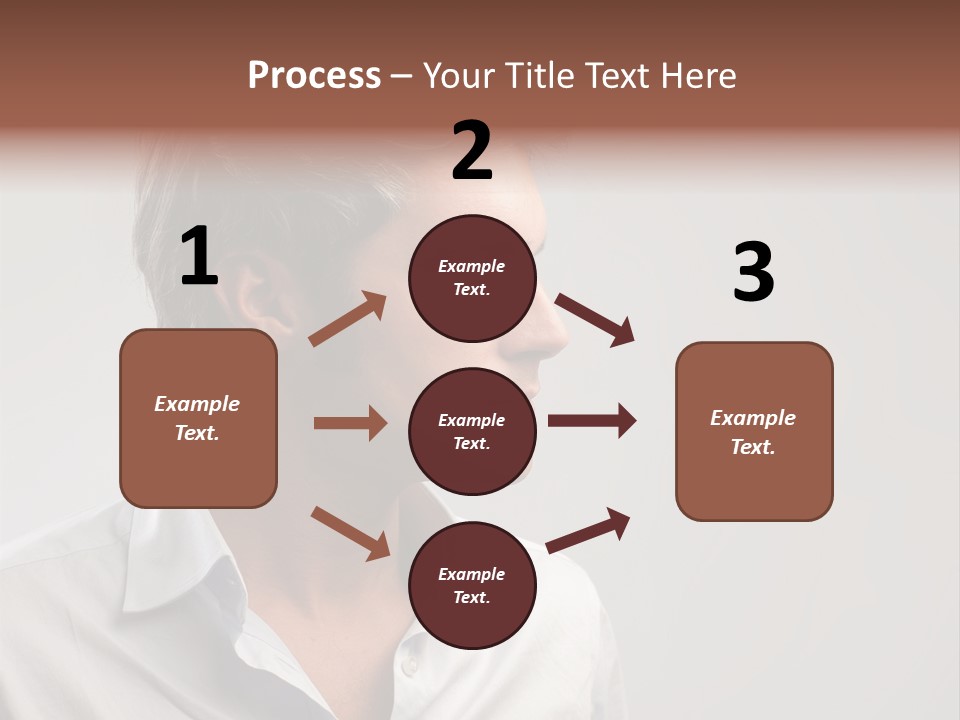 Caucasian Boy  PowerPoint Template