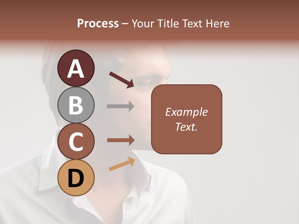 Caucasian Boy  PowerPoint Template