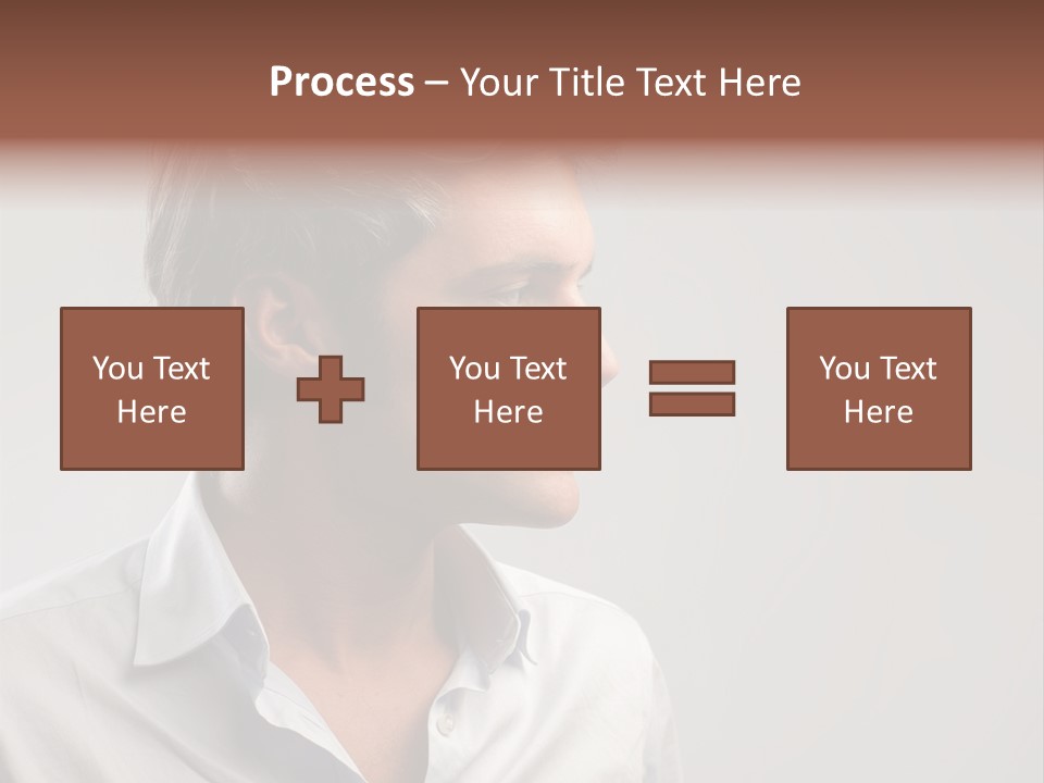 Caucasian Boy  PowerPoint Template