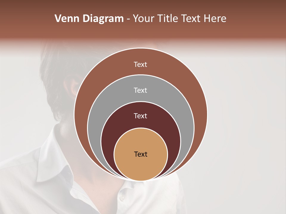 Caucasian Boy  PowerPoint Template