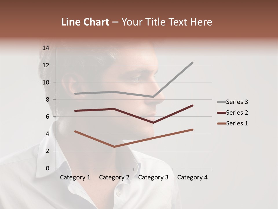 Caucasian Boy  PowerPoint Template
