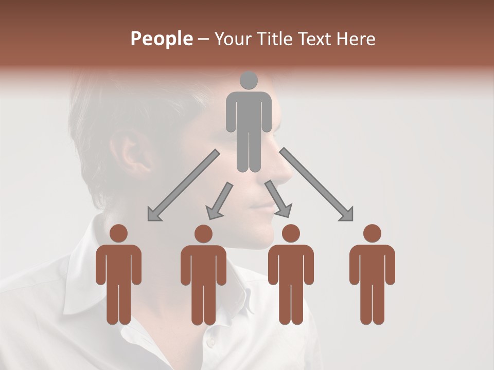 Caucasian Boy  PowerPoint Template