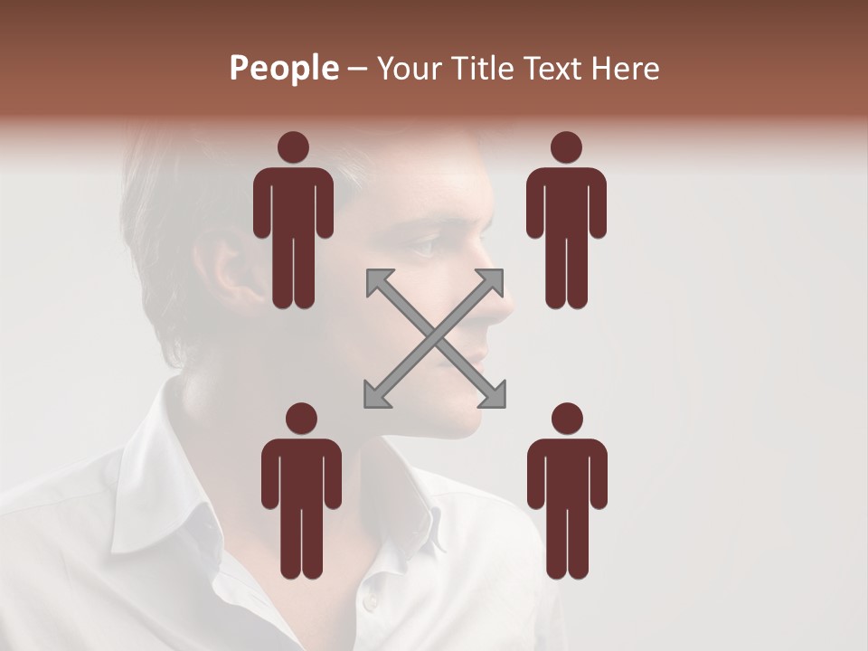 Caucasian Boy  PowerPoint Template