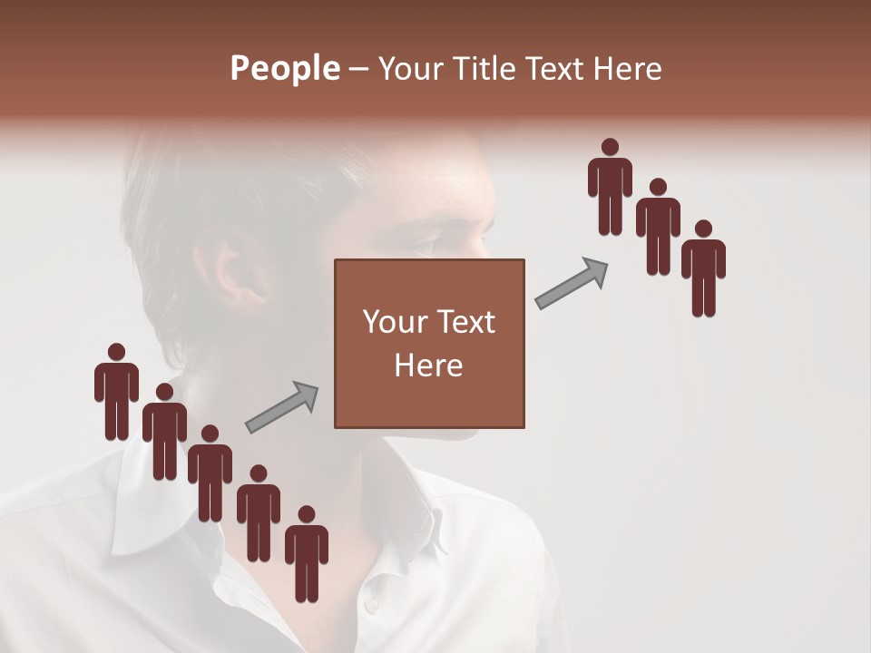 Caucasian Boy  PowerPoint Template