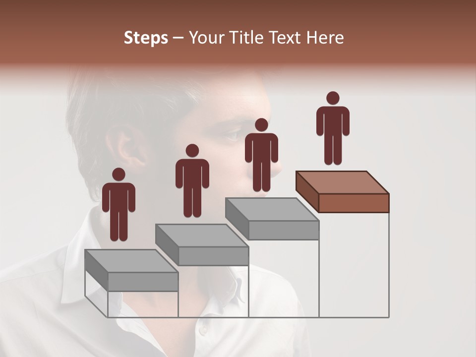 Caucasian Boy  PowerPoint Template