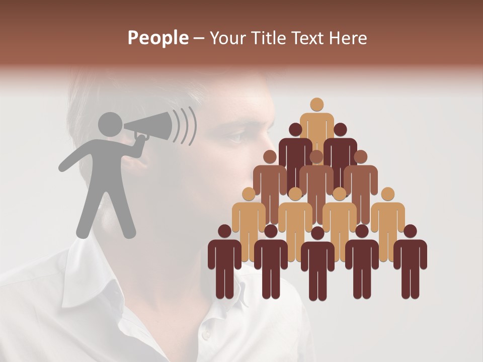 Caucasian Boy  PowerPoint Template