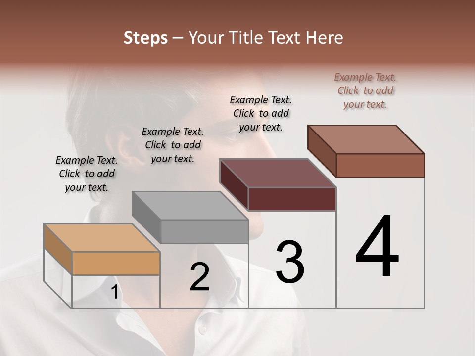 Caucasian Boy  PowerPoint Template