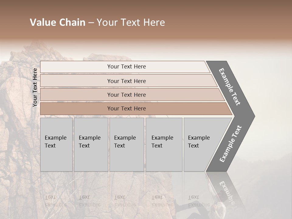 Danger Rope Climbing PowerPoint Template