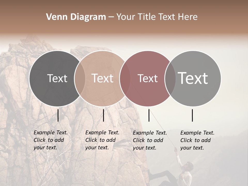 Danger Rope Climbing PowerPoint Template