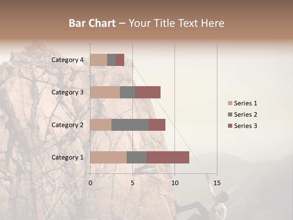 Danger Rope Climbing PowerPoint Template