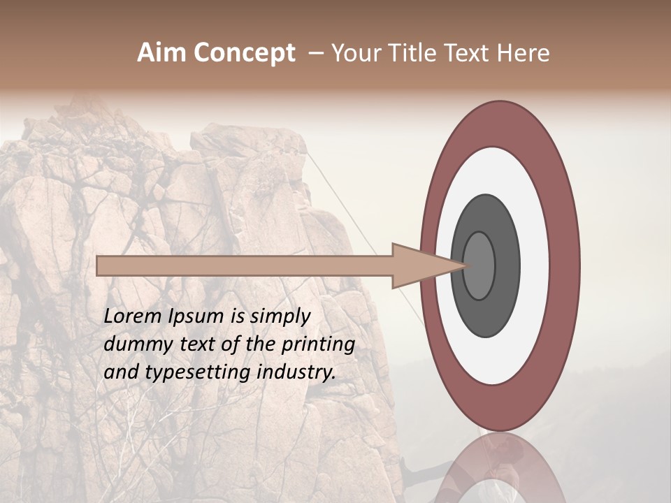 Danger Rope Climbing PowerPoint Template