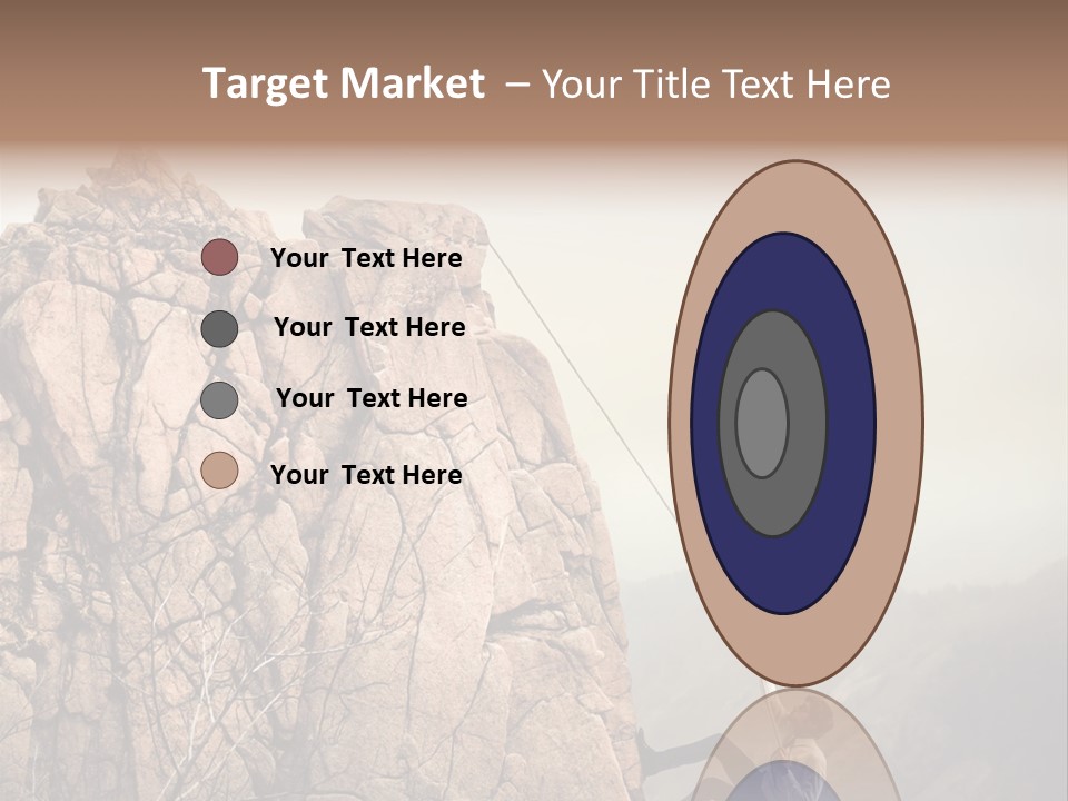 Danger Rope Climbing PowerPoint Template